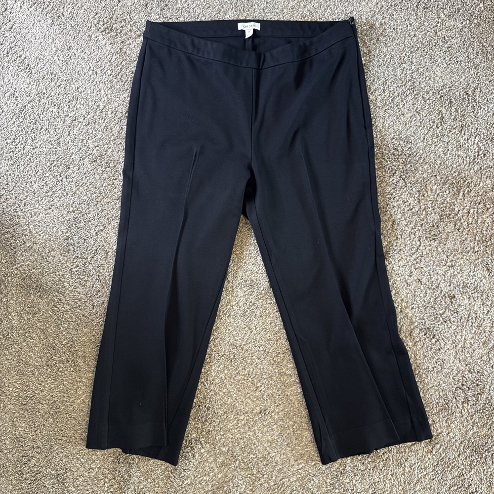 On 34th Women's Black Kick Flare Ankle High Rise Pants Size XL